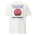 WHAT'S YOUR PROOF   Full Canvas  Unisex classic tee