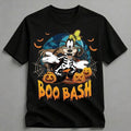 Boo Bash Skeleton Dog, Cartoon Halloween Party Unisex T-Shirt S-5XL