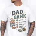 Comfort Colors Funny Dad Shirt, Dad Bank Shirt Gift Funny Dad Joke For Dad S-5XL