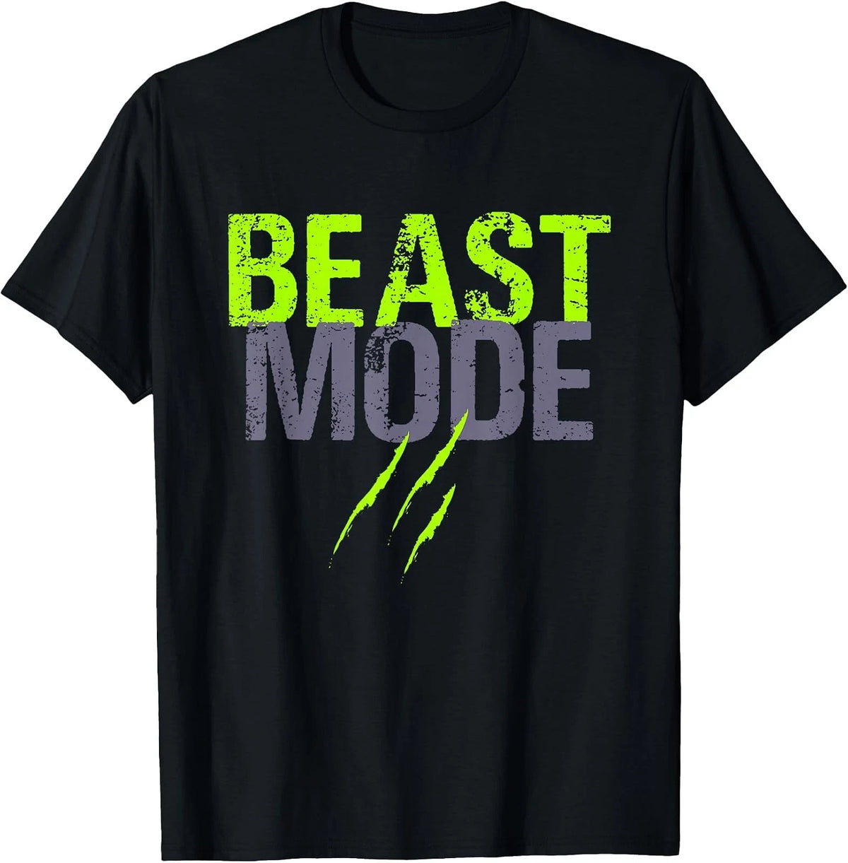 Beast Activated Mode On Funny Fitness Workout Gym Motivation T-Shirt Image 1 of 2