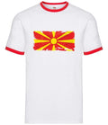 Macedonia Grunge Style Flag - Mens Wrestler - Country Travel Flags Home