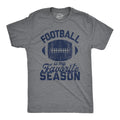 Mens Football Is My Favorite Season T Shirt Funny Big Game Sunday Graphic