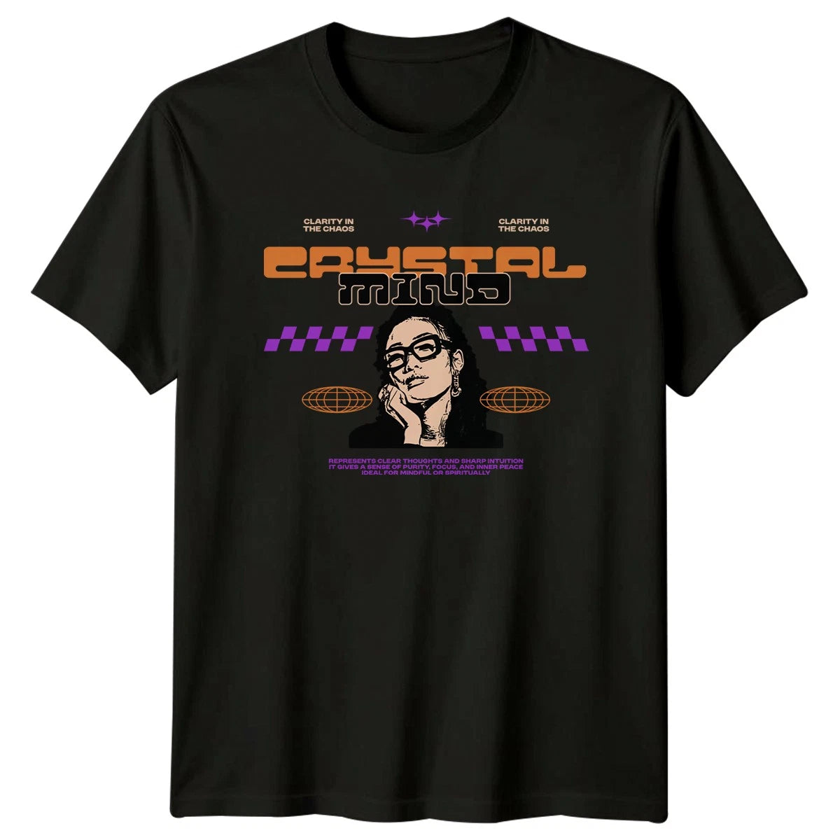Clarity In The Chaos T-Shirt Y2K Aesthetic Streetwear Gift For Him And Her