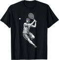 Abraham Lincoln President Playing Tennis Retro Vintage T-Shirt