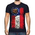 Georgia State Men's Grunge Flag Georgian T-Shirt Shirt Jersey Gift