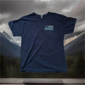 Back the Blue Truck Graphic Navy Blue Men's T-Shirt Size L