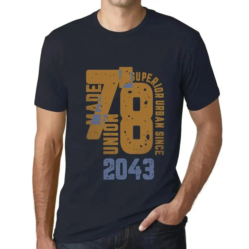 Men's Graphic T-Shirt Superior Urban Style Since 2043 Eco-Friendly Limited