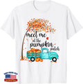 Vintage Truck Meet Me at the Pumpkin Patch Fall Halloween T-Shirt