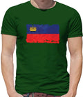 Liechtenstein Grunge Style Flag - Mens - Vaduz City City Love Live
