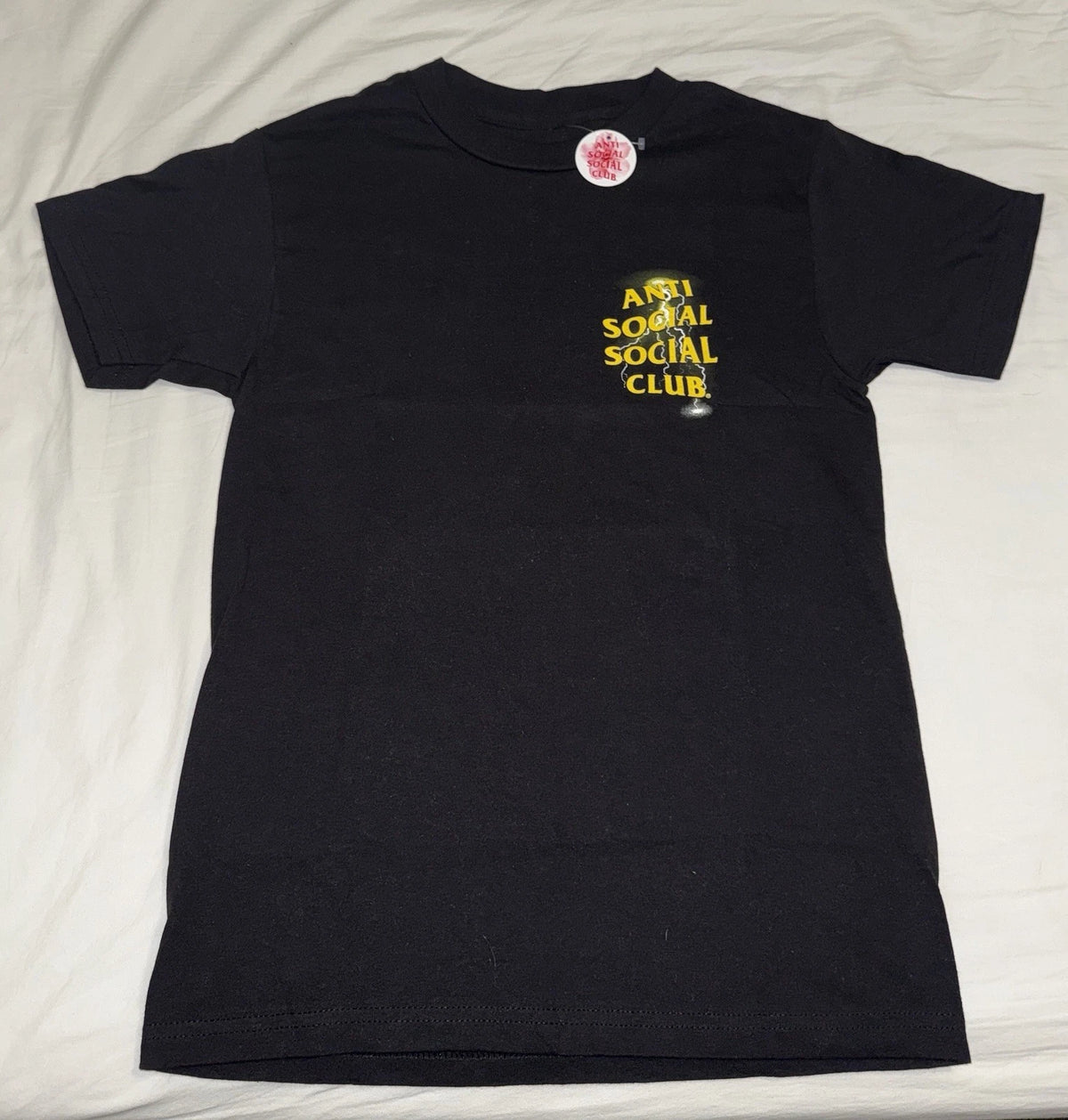 Anti Social Social Club ASSC Black “Lightning” Men's T-Shirt S