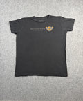 BURBERRY Black Distressed Medium Shirt London England street wear Tee