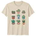 Cute Potted Plants Womens T-Shirt Indoor Plants Gardening Birthday Gift For Her