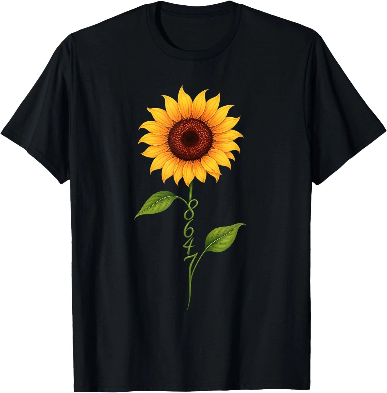 Retro Vintage 86 47 Floral 8647 T-Shirt