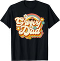 Retro Groovy Dad Family Birthday 60s 70s Hippie Costume T-Shirt