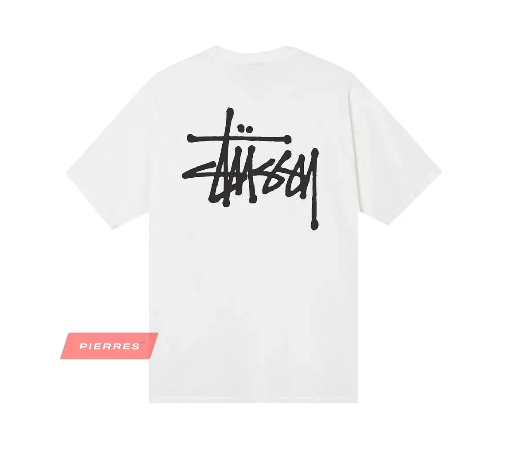 Stussy Basic Tee - White - S