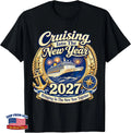 Cruising Into The New Year 2027 Matching Family Cruise T-Shirt Gift