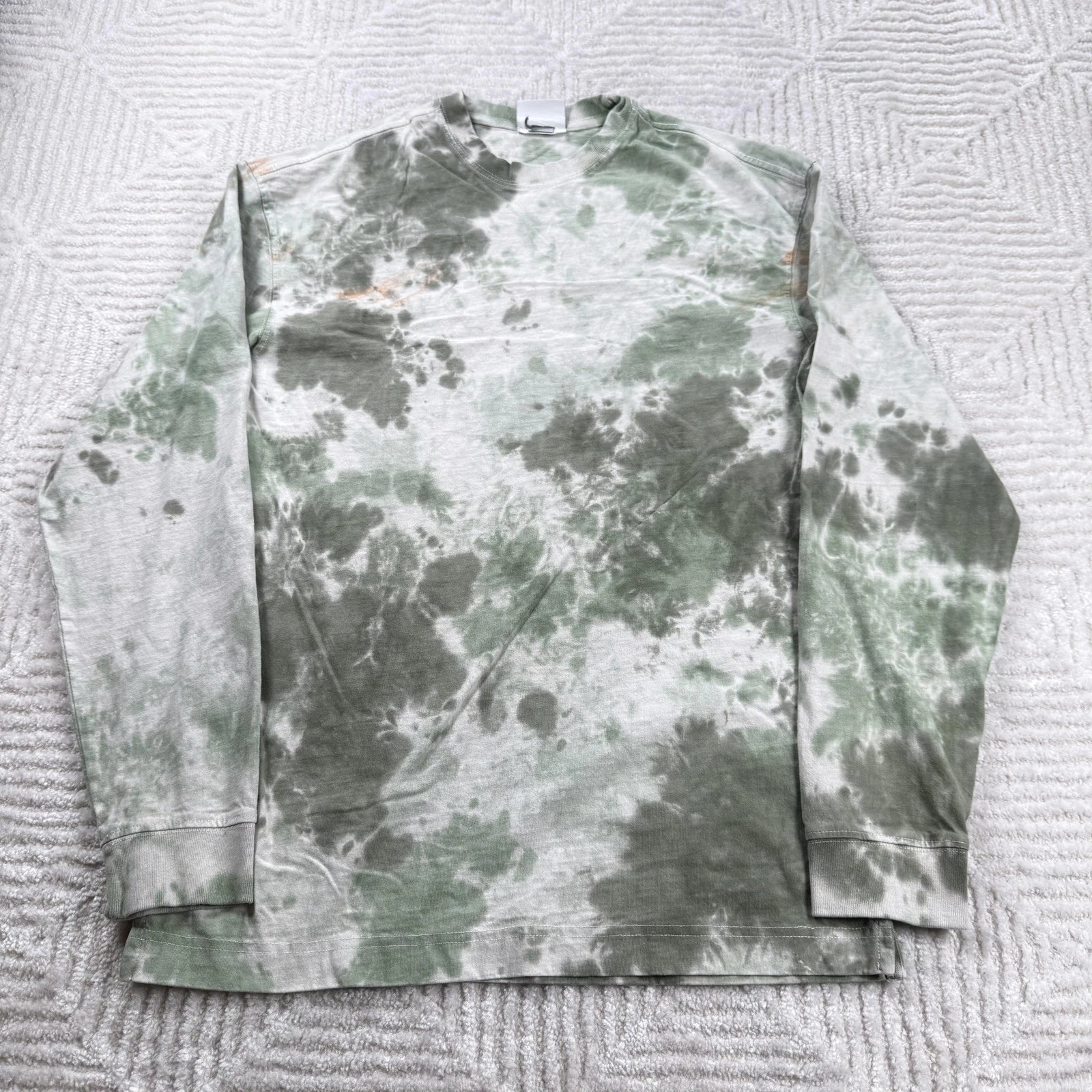 H&M Shirt Men M Tie Dye Skater Grunge Artsy Distressed Edgy Urban Punk Festival