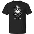 Be kind T-shirt cool motivational Biker gnome unisex tee Black Navy Dark Heather