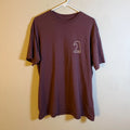 O'Neill O'Riginals Modern Fit Garment Dye Graphic T-Shirt Mens XXL Maroon