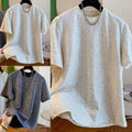 Mens Summer Sequined Short Sleeve T Shirt Loose Fit Fashion High Street Tee