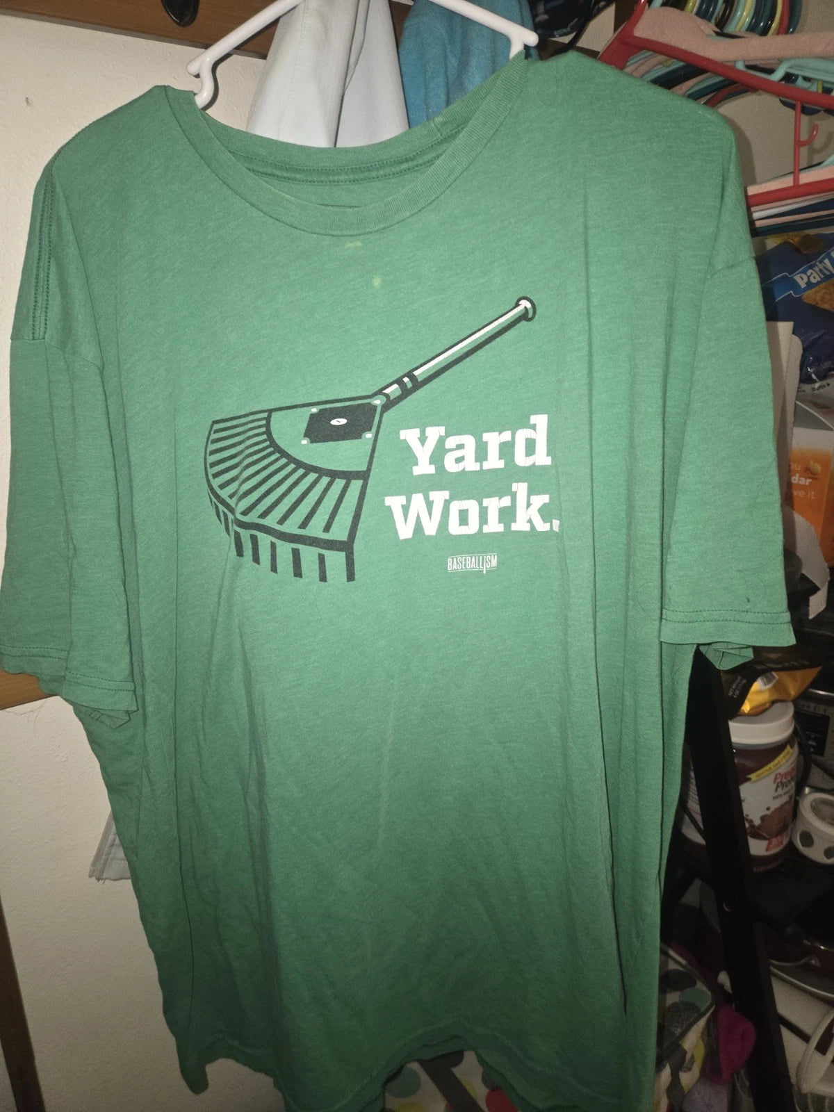 baseballism brand shirt Yardwork