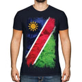 Namibia Grunge Flag Men's Namibian T-Shirt Football Jersey Gift