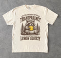 Funny Raccoon Easy Peasy Lemon Squeezy Vintage Animal Retro Graphic T-Shirt