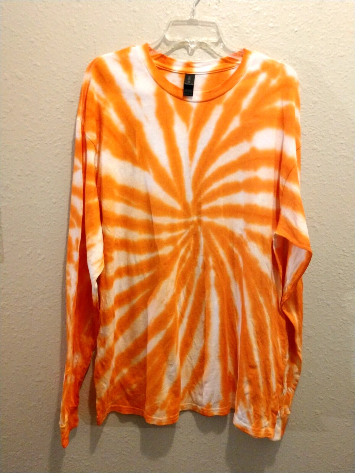 Handmade Spiral Tie Dye Shirt Unisex Men Women Sz XL Hippie Tee Boho (T027)
