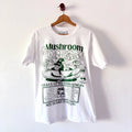 Rare Online Ceramics T-Shirt Small White Mushroom Dream Peace Love Graphic Tee