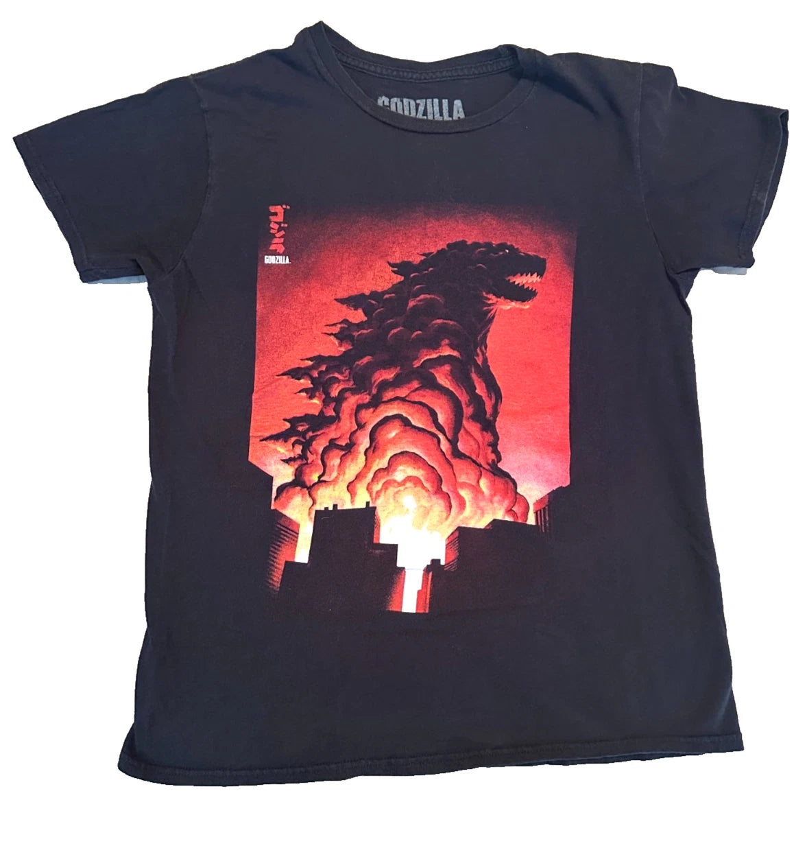 Loot Crate Godzilla Movie 2014 Bioworld | Size | Black T-Shirt Phantom City
