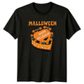 Happy Halloween Womens T-Shirt Retro Spooky Cake Halloween Gift For Her