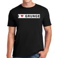 I Love Grunge T-Shirt 100% Cotton Men's S To 5XL Top Tee