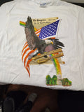 We The Peaceful People T-Shirt [ 2XL ,3M, 6L] Animal Rights T-shirt White.