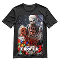 Art the Clown T Shirt Art Chainsaws Santa The Terrifier 3 Graphic Shirt S-3XL Te