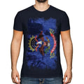 North Dakota Zustand Grunge Flagge Herren T-Shirt North Dakotan Hemd Geschenk