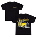 Stay Loaded Yellow Semi Truck Graphic T-Shirt Chrome Diesel Big Rig Trucker Tee
