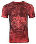 Xtreme Couture By Affliction Men's T-Shirt ATOMIC Red Skull Biker S-5XL