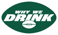 NY Jets fan fashion statement: our "Why We Drink" Jets parody T-shirt! 🏈🍻