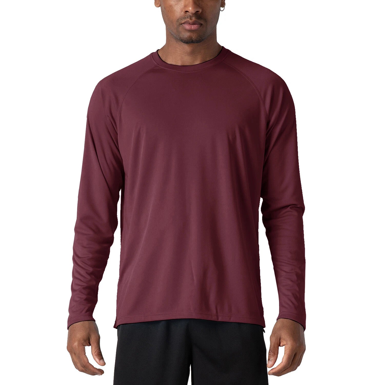 UPF 50+ Men's Sun Protection Long Sleeve T-Shirt Outdoor Sport Casual Shirt Tops