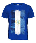 NICARAGUA GRUNGE FLAG MENS T SHIRT TEE SHIRT XS S M L XL 2XL 3XL 4XL 5XL