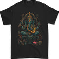 Ganesha Hindu God Ganapati Elephant Mens T-Shirt 100% Cotton