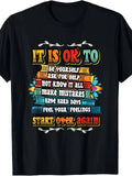 Men'S Mental Health Awareness T-Shirt - Self-Care & Self-Love Inspirational Quot Image 1 of 4