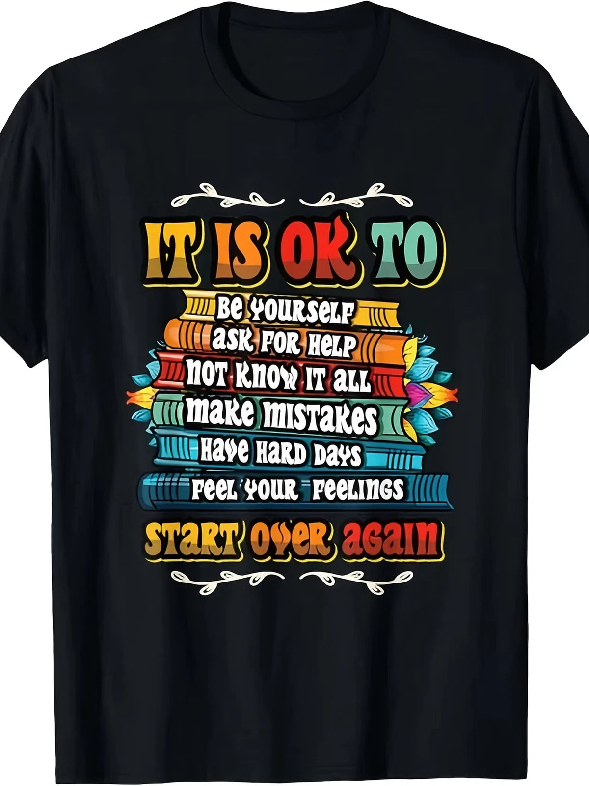 Men'S Mental Health Awareness T-Shirt - Self-Care & Self-Love Inspirational Quot Image 1 of 4