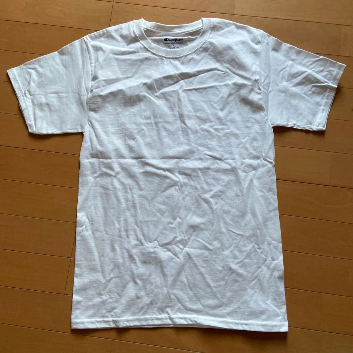 Champion Short Sleeve T Shirt White Simple Men s S Unused Item