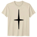 Abstract Cross Minimalist Design T-Shirt Birthday Gift For Him And Her