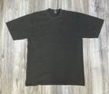 Los Angeles Apparel 1801 Pigment Dye Crewneck Tee Vintage Black Mens Medium USA