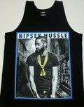 NIPSEY HUSSLE Tank Top T-shirt Crenshaw Urban Hip Hop Rap HU$$LE Men's Vest New
