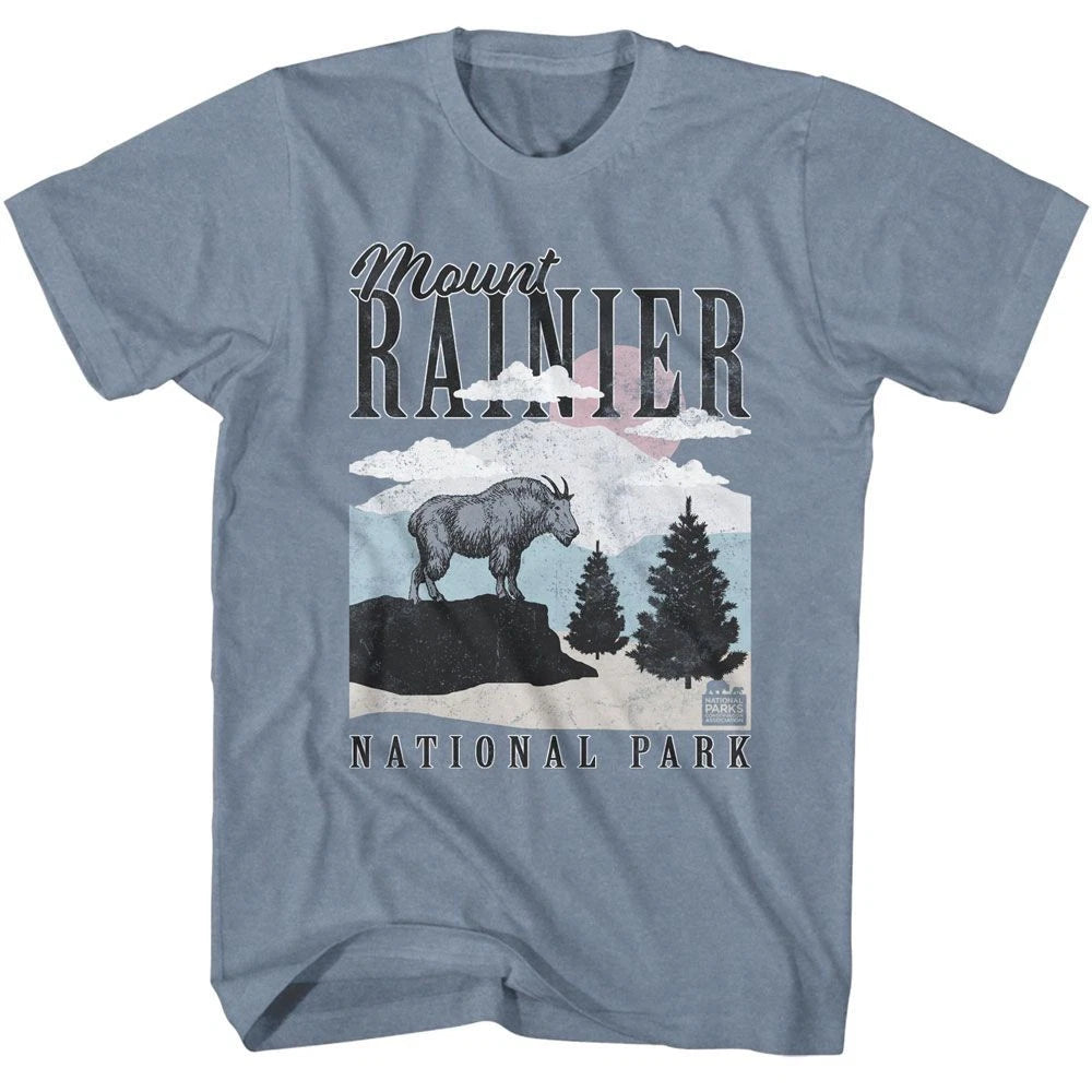 Ranier Minimalist Landscape National Parks Brands Shirt
