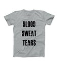 Blood Sweat Tears Mens Workout Gym Bodybuilding Fitness Motivation Graphic Tee