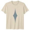 Minimalist Curved Diamond Geometric Abstract T-Shirt Abstract Shape